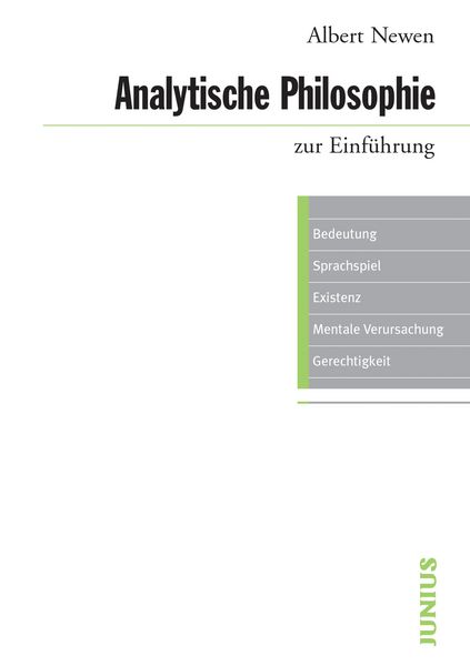 Produktbild: Analytische Philosophie zur Einf&uuml;hrung