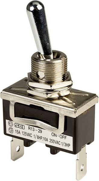 Produktbild: SCI R13-29A-01A-HWH Kippschalter 250 V/AC 10A 1 x Aus/Ein rastend 1St.