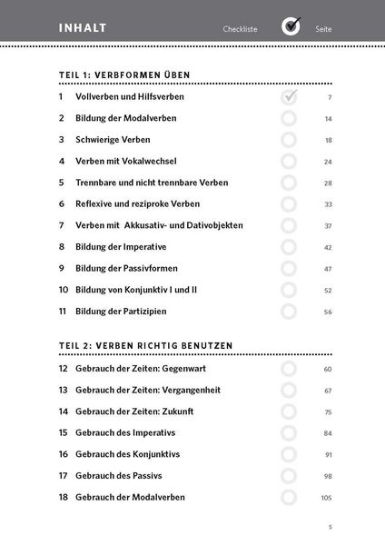 Produktbild: PONS Verben & Zeiten &uuml;ben Deutsch als Fremdsprache
