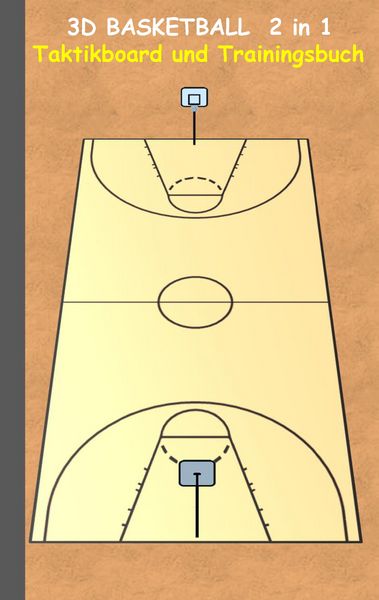Produktbild: 3D Basketball 2 in 1 Taktikboard und Trainingsbuch