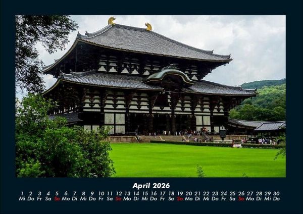 Produktbild: Tempel 2026 Fotokalender DIN A4