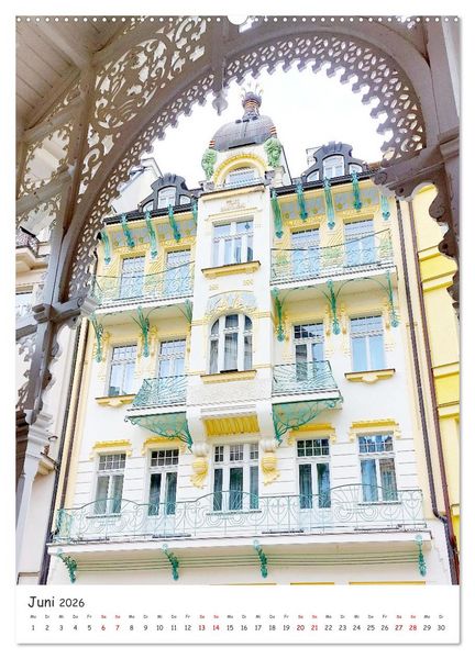 Produktbild: Karlsbad - pr&auml;chtig und elegant (Wandkalender 2026 DIN A2 hoch), CALVENDO Monatskalender