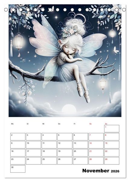 Produktbild: Schlummernde Magie (Tischkalender 2026 DIN A5 hoch), CALVENDO Monatskalender