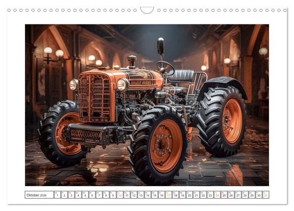 Produktbild: Surrealistische Traktoren (Wandkalender 2026 DIN A3 quer), CALVENDO Monatskalender