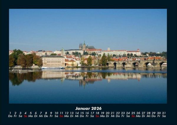 Produktbild: Prag 2026 Fotokalender DIN A4