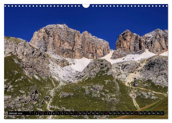 Produktbild: Sellagruppe - Traumhafte Ausblicke in den Dolomiten (Wandkalender 2026 DIN A3 quer), CALVENDO Monatskalender