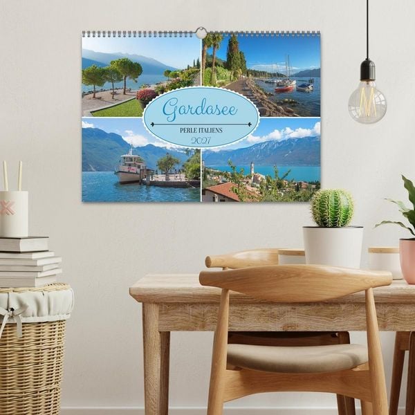 Produktbild: Gardasee - Perle Italiens (Wandkalender 2027 DIN A3 quer), CALVENDO Monatskalender