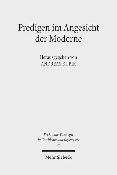 Produktbild: Predigen im Angesicht der Moderne