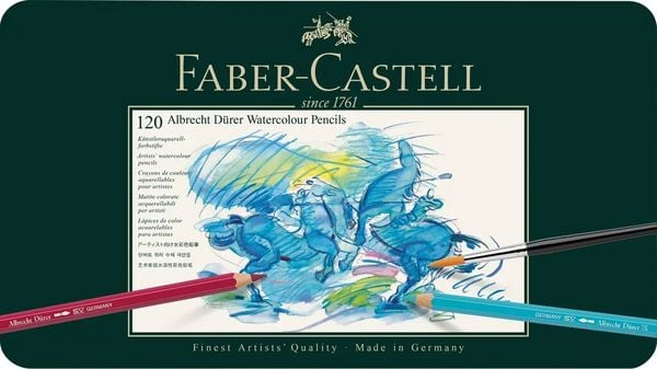 Produktbild: Faber-Castell Aquarellstifte Albrecht D&uuml;rer, 120er Set Metalletui