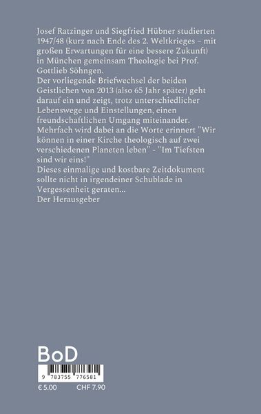 Produktbild: "Lieber Joseph!" - "Lieber Siegfried"
