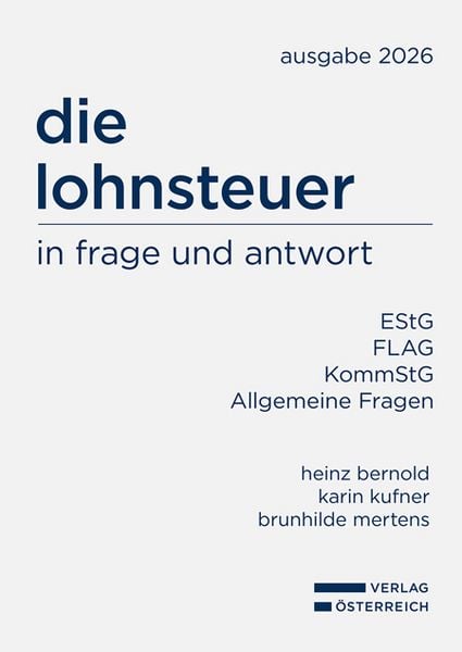 Produktbild: Die lohnsteuer in frage und antwort