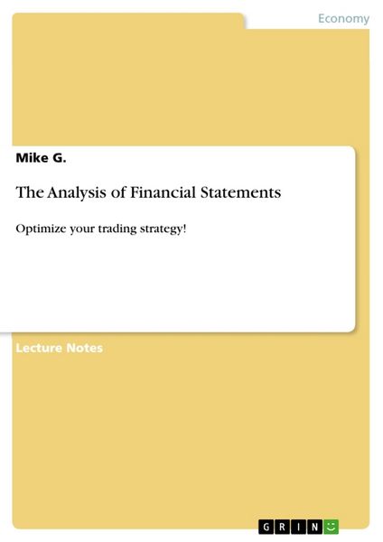 Produktbild: The Analysis of Financial Statements
