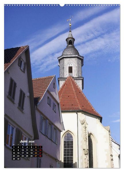 Produktbild: Marbach am Neckar (Wandkalender 2026 DIN A2 hoch), CALVENDO Monatskalender