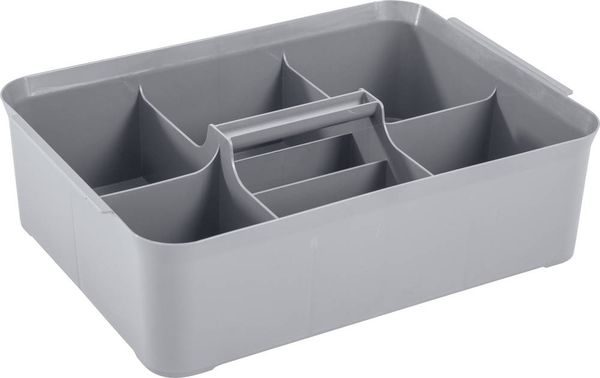Produktbild: Curver 243837 Aufbewahrungsbox HANDY (L x B x H) 366 x 263 x 104mm Silber 1St.