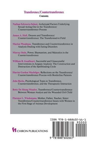 Produktbild: Transference Countertransference (Chiron Clinical Series)