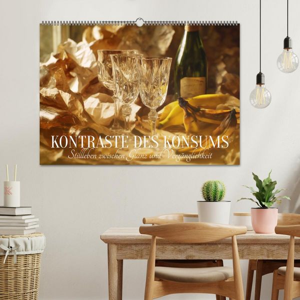 Produktbild: Kontraste des Konsums. Stillleben zwischen Glanz und Verg&auml;nglichkeit (Wandkalender 2027 DIN A2 quer), CALVENDO Monatskalender