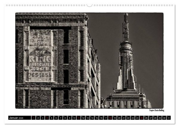 Produktbild: Manhattan Memories - Erinnerungen an New York (Wandkalender 2026 DIN A2 quer), CALVENDO Monatskalender
