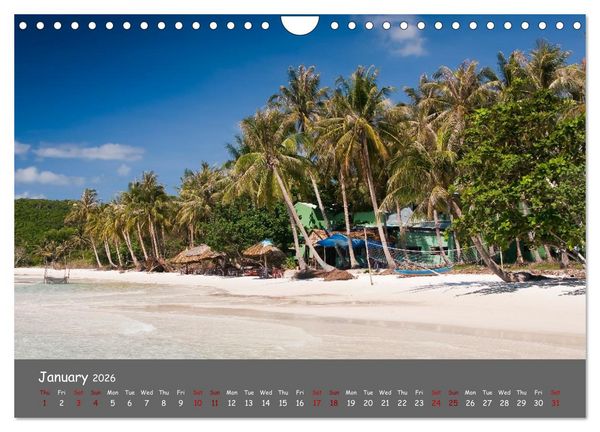 Produktbild: Vietnam`s most beautiful beaches (Wall Calendar 2026 DIN A4 landscape), CALVENDO 12 Month Wall Calendar