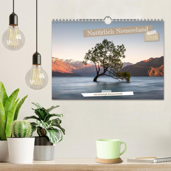 Produktbild: Nat&uuml;rlich Neuseeland (Wandkalender 2026 DIN A4 quer), CALVENDO Monatskalender