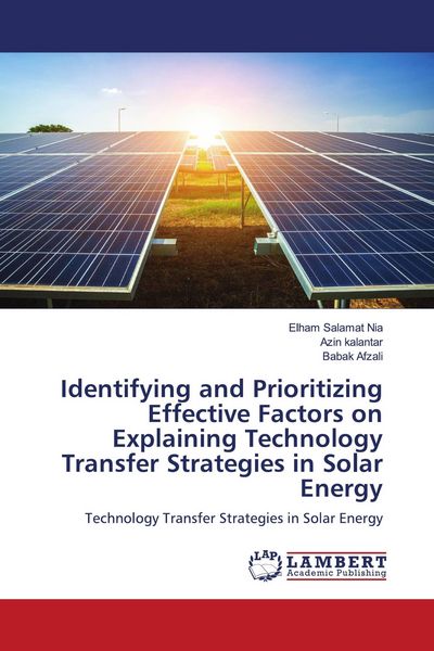 Produktbild: Identifying and Prioritizing Effective Factors on Explaining Technology Transfer Strategies in Solar Energy
