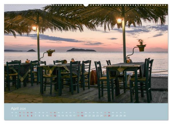 Produktbild: Lesbos - Inselimpressionen (hochwertiger Premium Wandkalender 2026 DIN A2 quer), Kunstdruck in Hochglanz