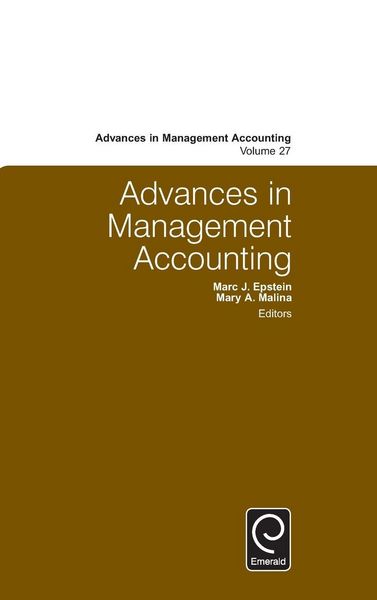 Produktbild: Advances in Management Accounting