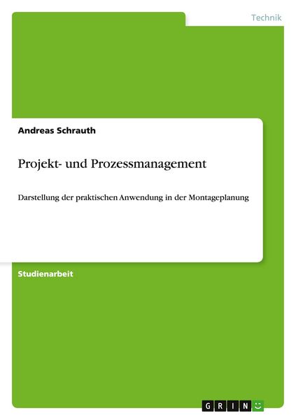 Produktbild: Projekt- und Prozessmanagement
