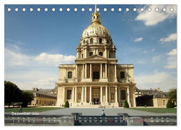 Produktbild: Paris (Tischkalender 2026 DIN A5 quer), CALVENDO Monatskalender