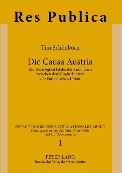 Produktbild: Die Causa Austria