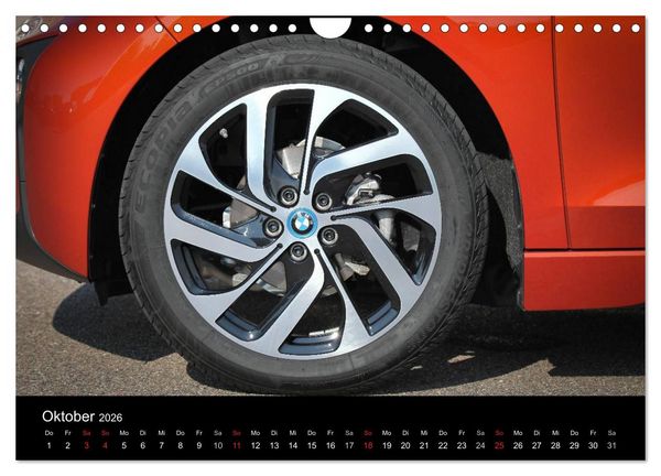 Produktbild: BMW i3 (Wandkalender 2026 DIN A4 quer), CALVENDO Monatskalender