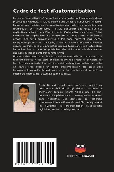 Produktbild: Cadre de test d'automatisation