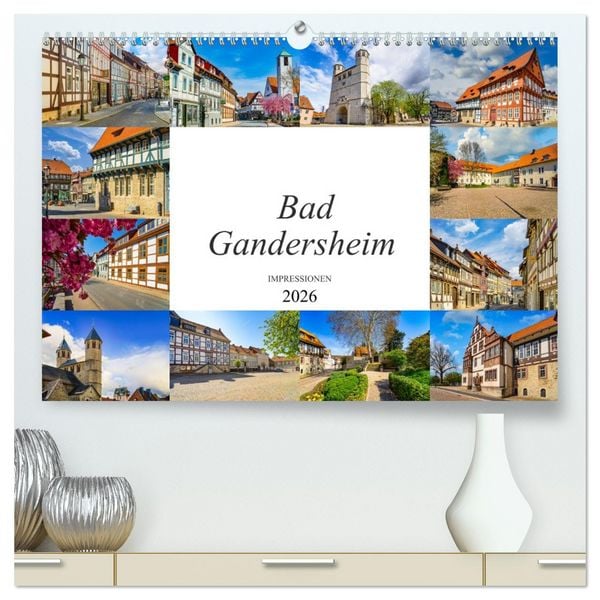 Produktbild: Bad Gandersheim Impressionen (hochwertiger Premium Wandkalender 2026 DIN A2 quer), Kunstdruck in Hochglanz