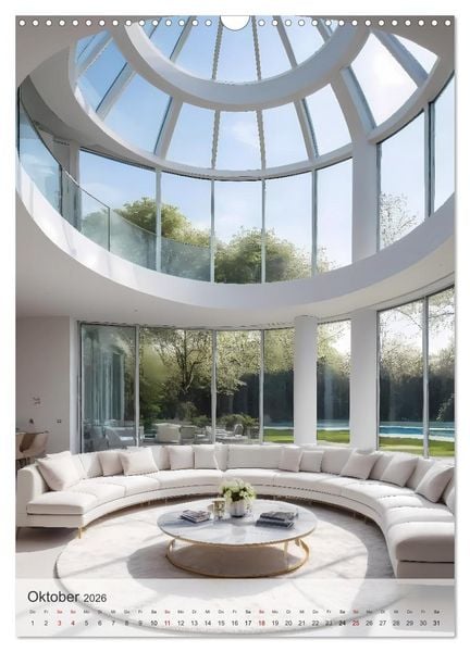 Produktbild: Wohn(t)r&auml;ume - Wohnzimmer Impressionen (Wandkalender 2026 DIN A3 hoch), CALVENDO Monatskalender