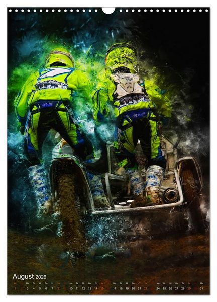 Produktbild: Motocross Seitenwagen - einfach cool (Wandkalender 2026 DIN A3 hoch), CALVENDO Monatskalender