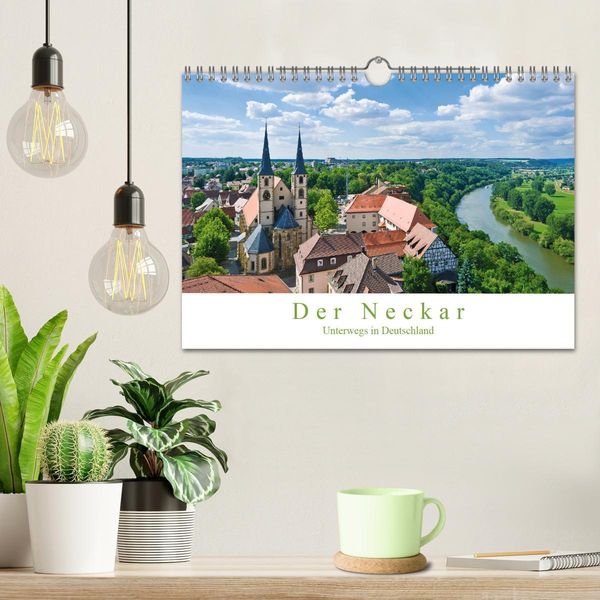 Produktbild: Der Neckar - Unterwegs in Deutschland (Wandkalender 2026 DIN A4 quer), CALVENDO Monatskalender