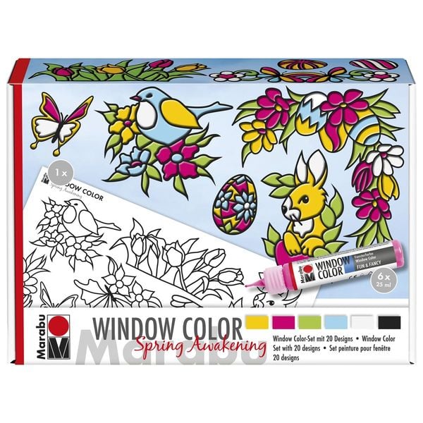 Marabu Window Color Set Spring Awakening 6x25ml