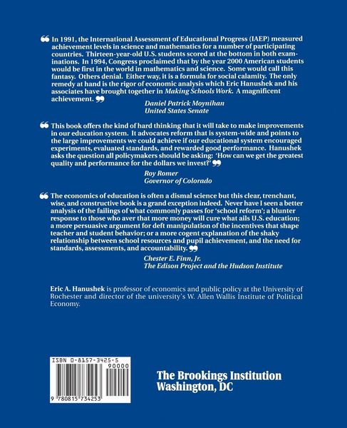Produktbild: Making Schools Work