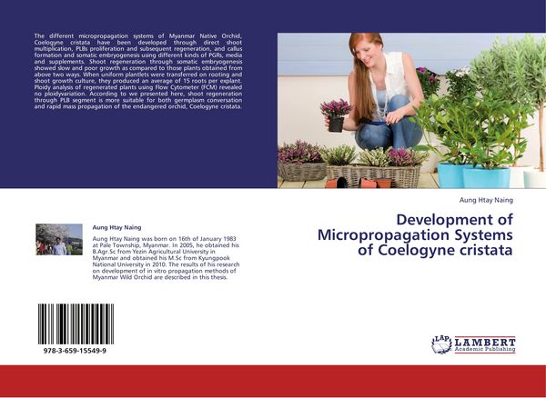 Produktbild: Development of Micropropagation Systems of Coelogyne cristata