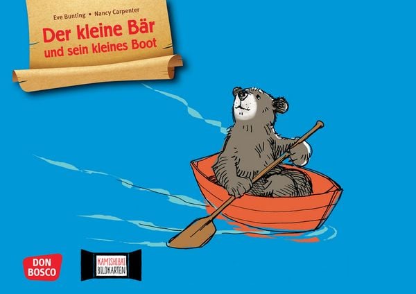 Produktbild: Der kleine B&auml;r und sein kleines Boot. Kamishibai Bildkartenset