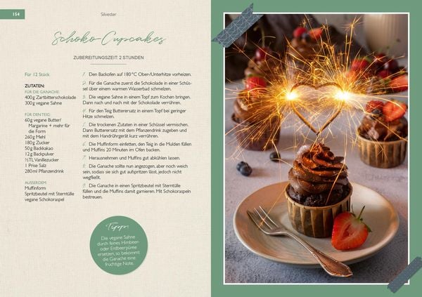 Das vegane Backbuch für Festtage