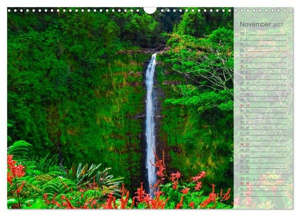 Produktbild: Malerisches Hawaii (Wandkalender 2027 DIN A3 quer), CALVENDO Monatskalender