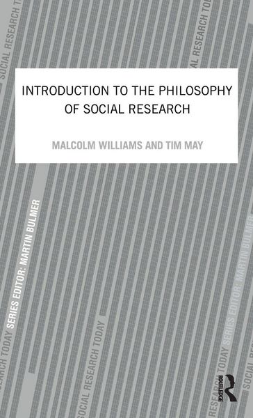Produktbild: An Introduction To The Philosophy Of Social Research