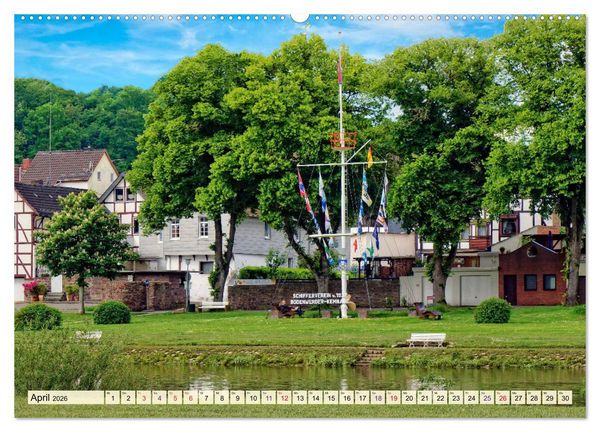Produktbild: Bodenwerder - entz&uuml;ckende M&uuml;nchhausen-Stadt an der Oberweser (Wandkalender 2026 DIN A2 quer), CALVENDO Monatskalender