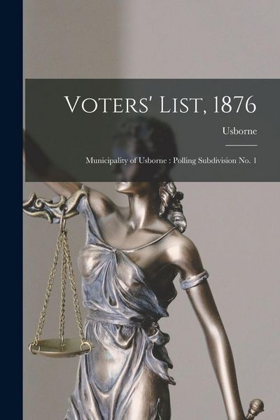 Produktbild: Voters' List, 1876 [microform]