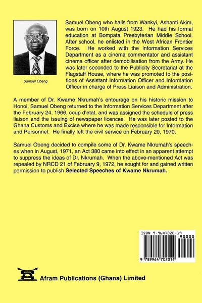 Produktbild: Selected Speeches of Kwame Nkrumah. Volume 1