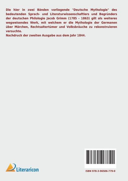Produktbild: Deutsche Mythologie