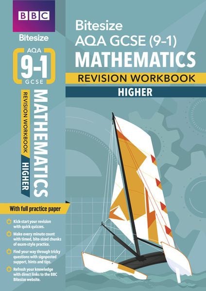 Produktbild: BBC Bitesize AQA GCSE Maths (Higher) Revision Workbook - for 2026, 2027 exams
