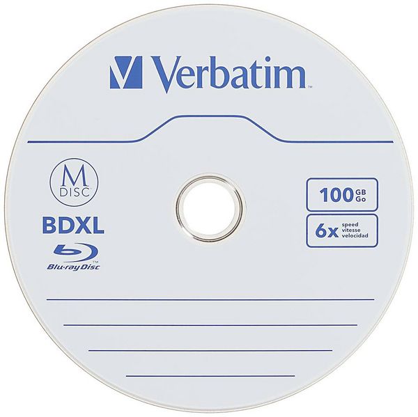 Produktbild: Verbatim 98912 M-DISC Blu-ray Rohling 100 GB 1 St. Jewelcase