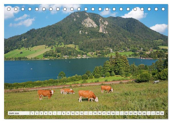 Produktbild: Schliersee-Idylle (Tischkalender 2026 DIN A5 quer), CALVENDO Monatskalender