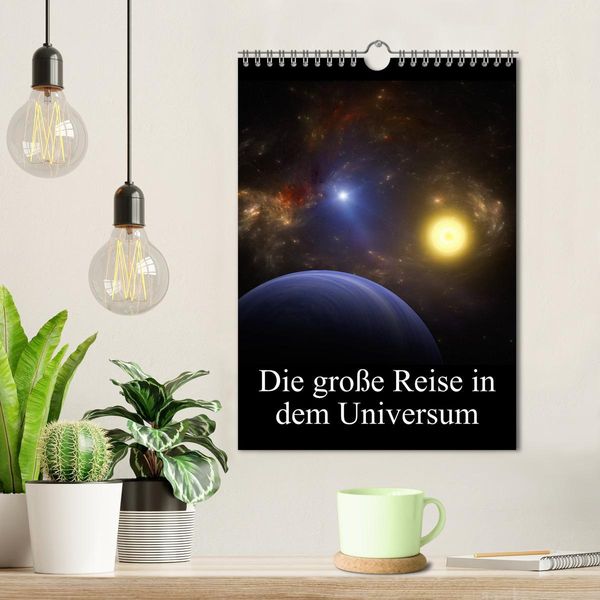 Produktbild: Die gro&szlig;e Reise in dem Universum (Wandkalender 2026 DIN A4 hoch), CALVENDO Monatskalender